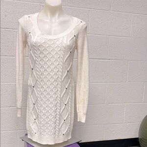 Route 66 Cream Knit Dress